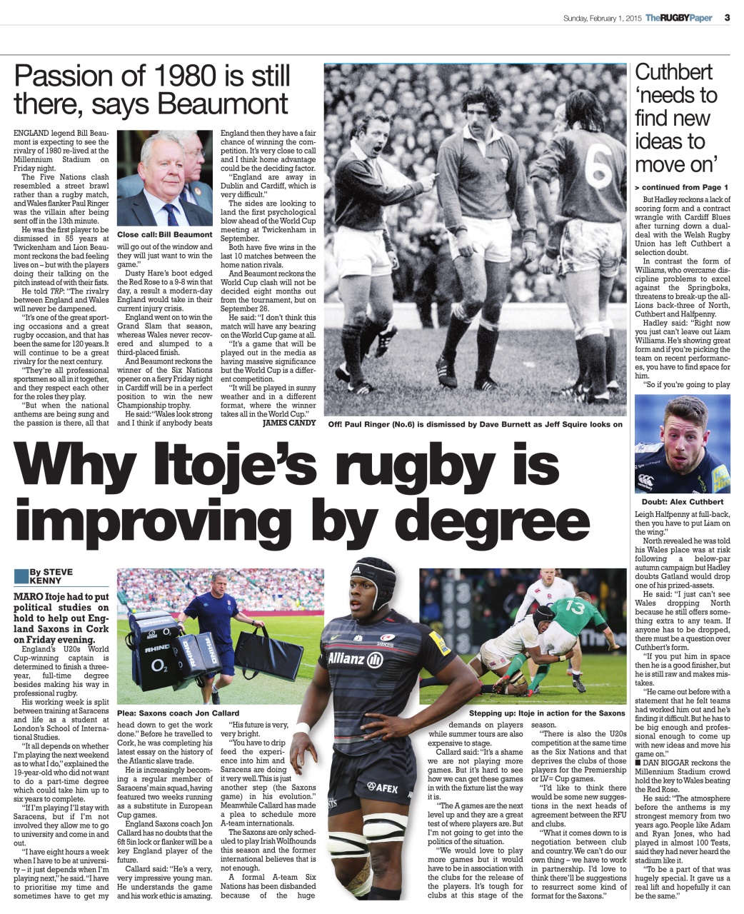 The Rugby Paper Preview Pages
