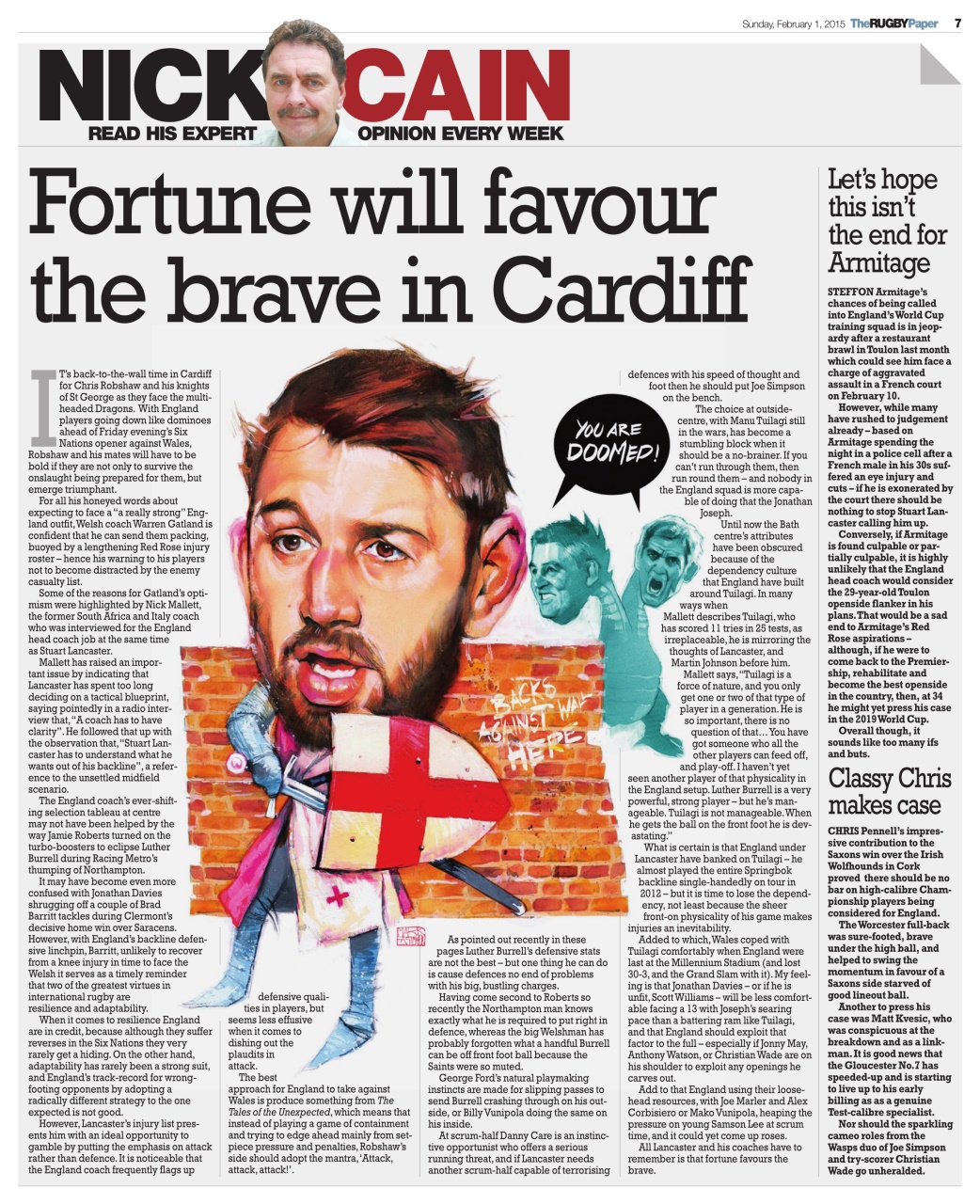 The Rugby Paper Preview Pages
