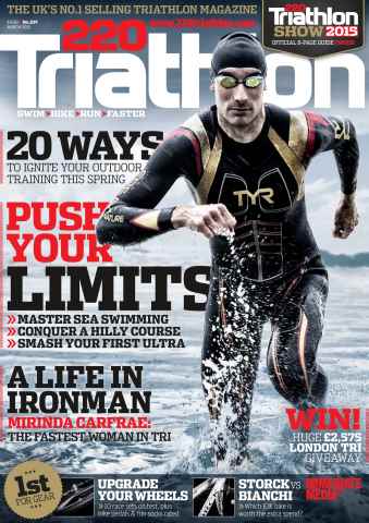 220 Triathlon Magazine issue March 2015