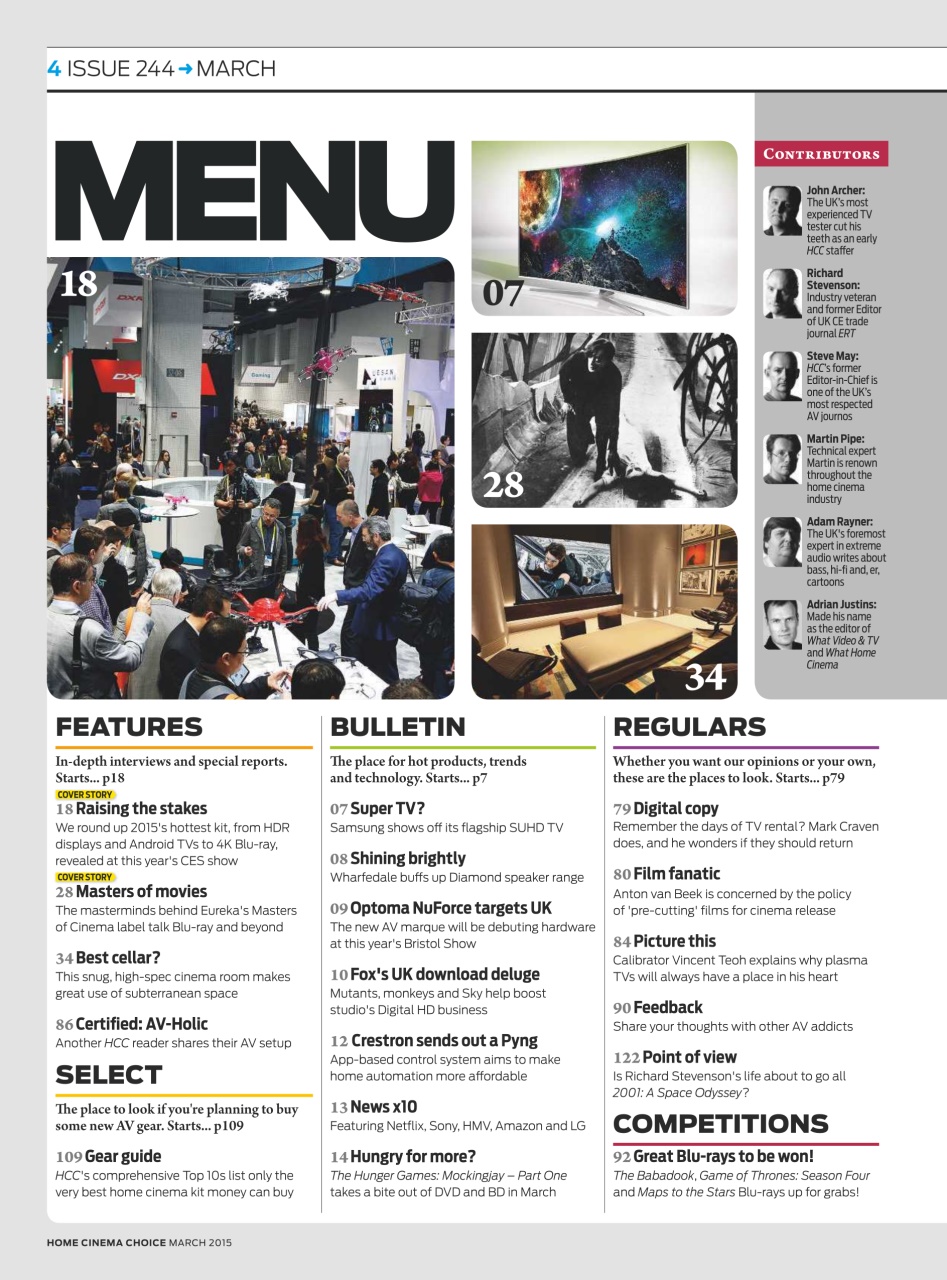 Home Cinema Choice Preview Pages