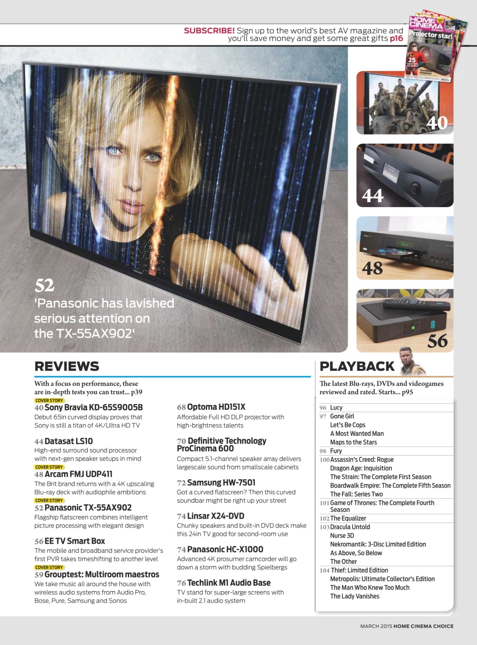 Home Cinema Choice Preview Pages