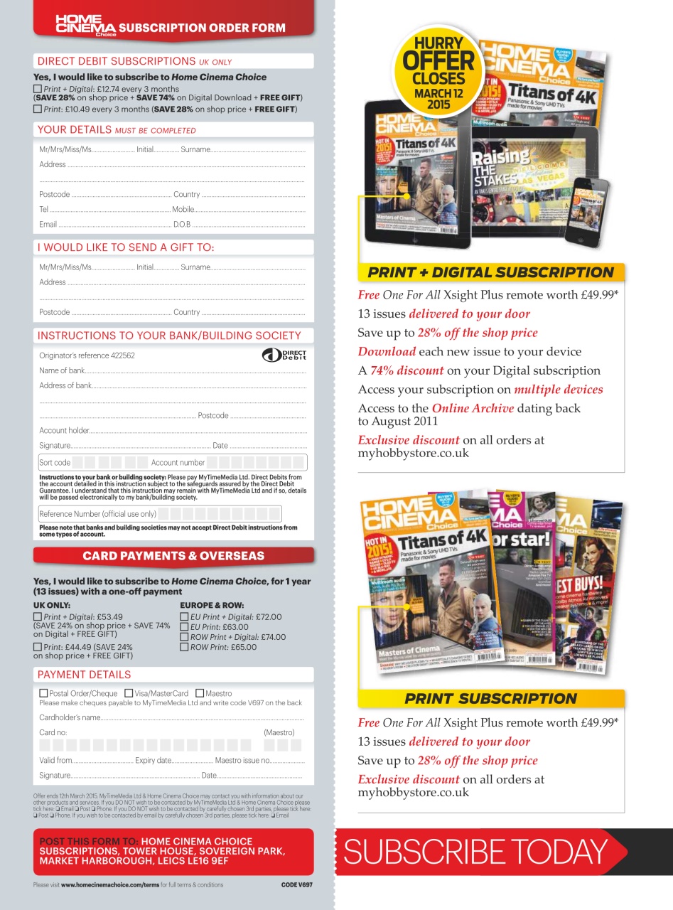 Home Cinema Choice Preview Pages