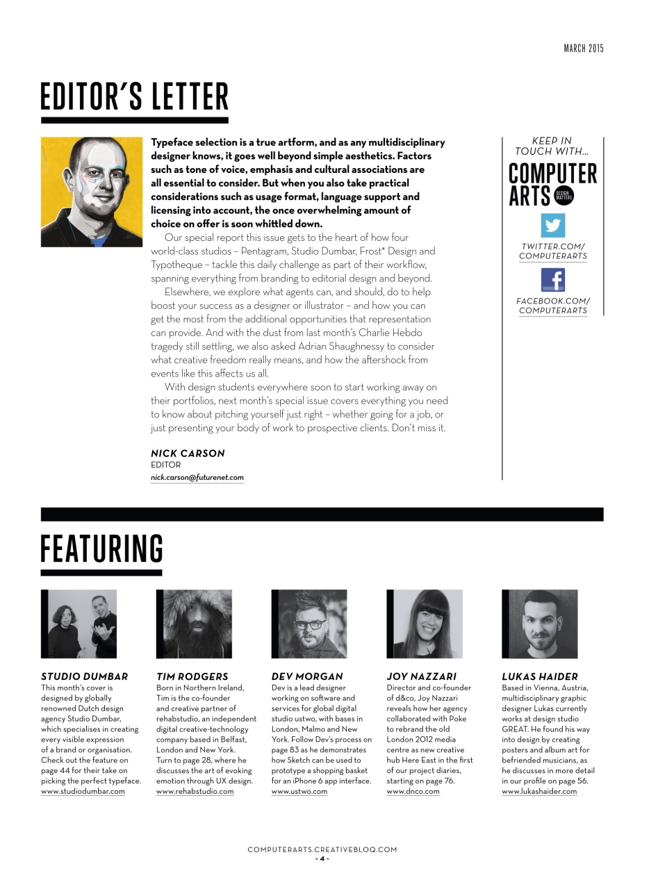 Computer Arts Preview Pages