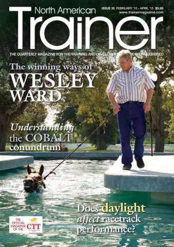 North American Trainer Magazine - horse racing issue Issue 35 – February 2015-April 2015