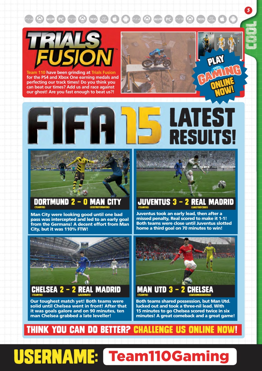 110% Gaming Preview Pages