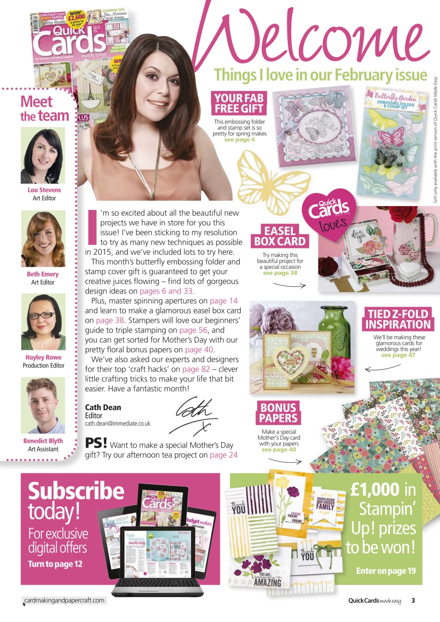 Quick Cards Made Easy Preview Pages