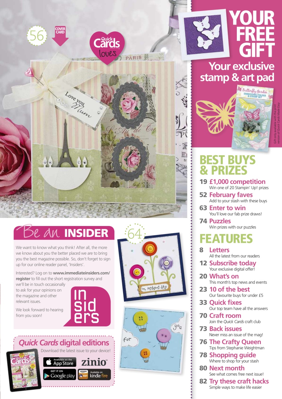 Quick Cards Made Easy Preview Pages