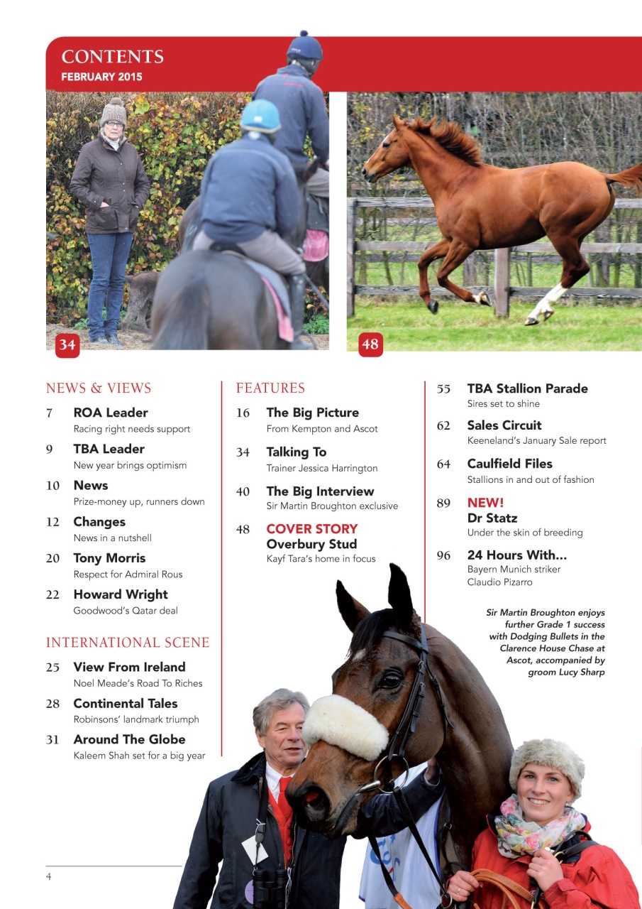The Owner Breeder Preview Pages