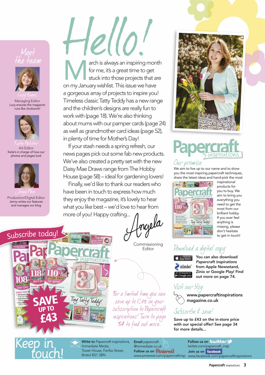 Papercraft Inspirations Preview Pages