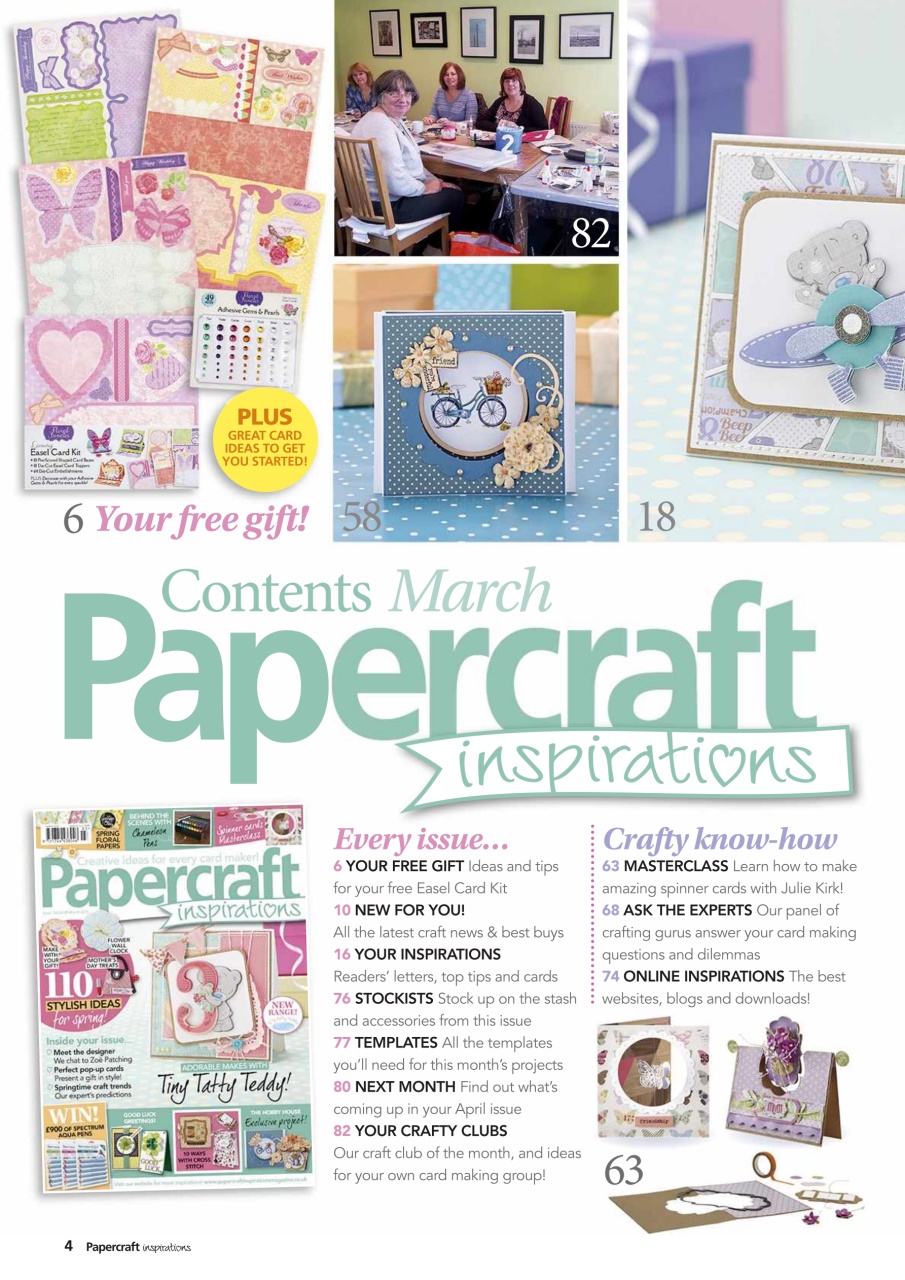 Papercraft Inspirations Preview Pages