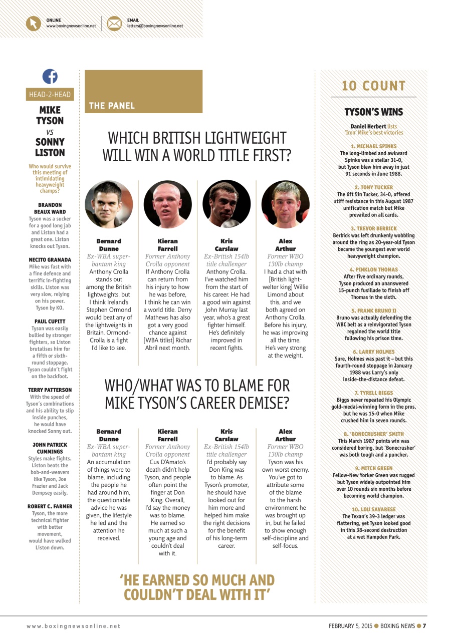 Boxing News Preview Pages