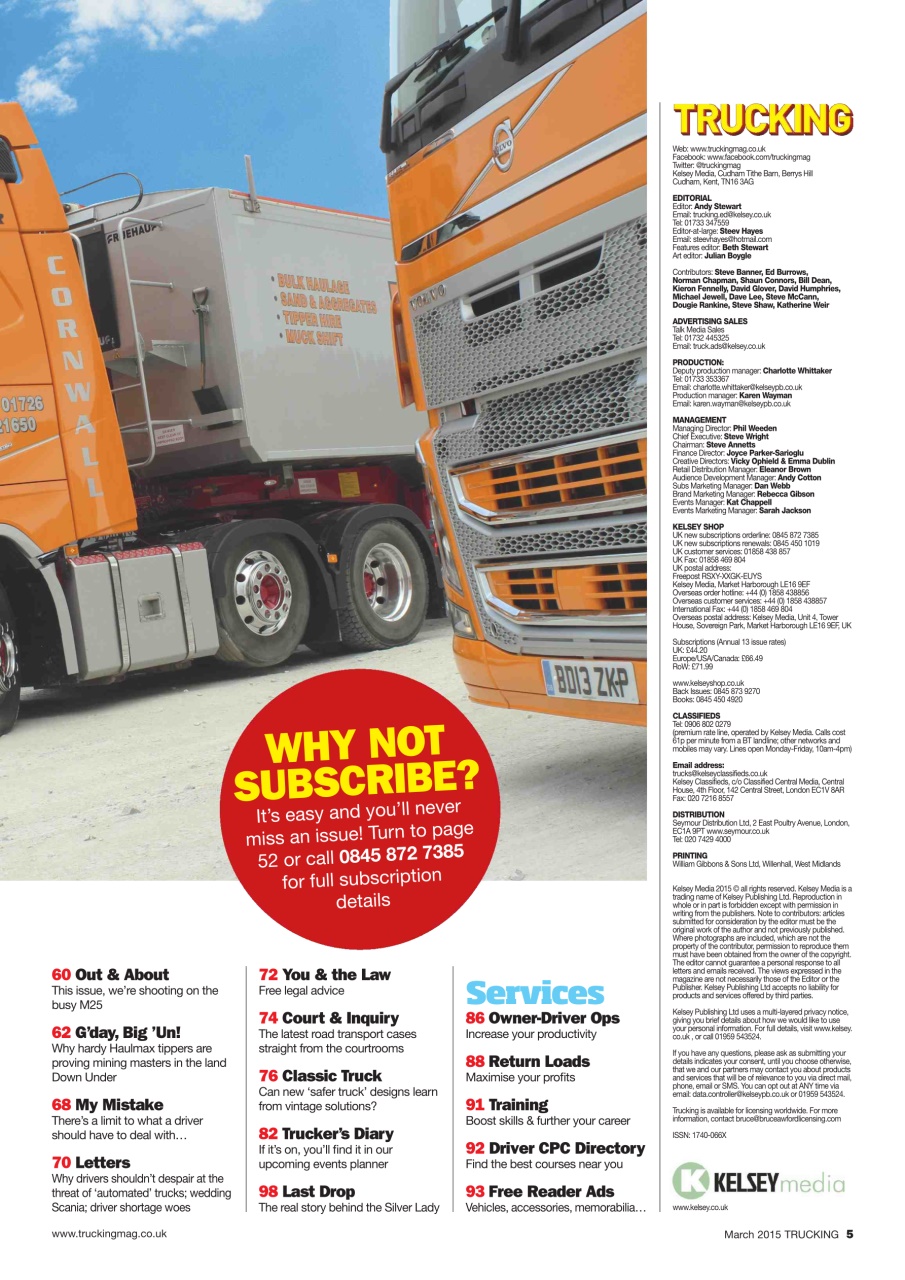 Trucking Magazine Preview Pages