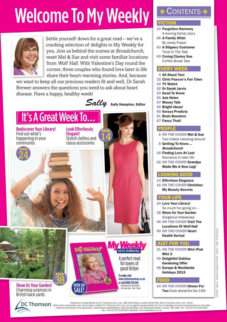 My Weekly Preview Pages