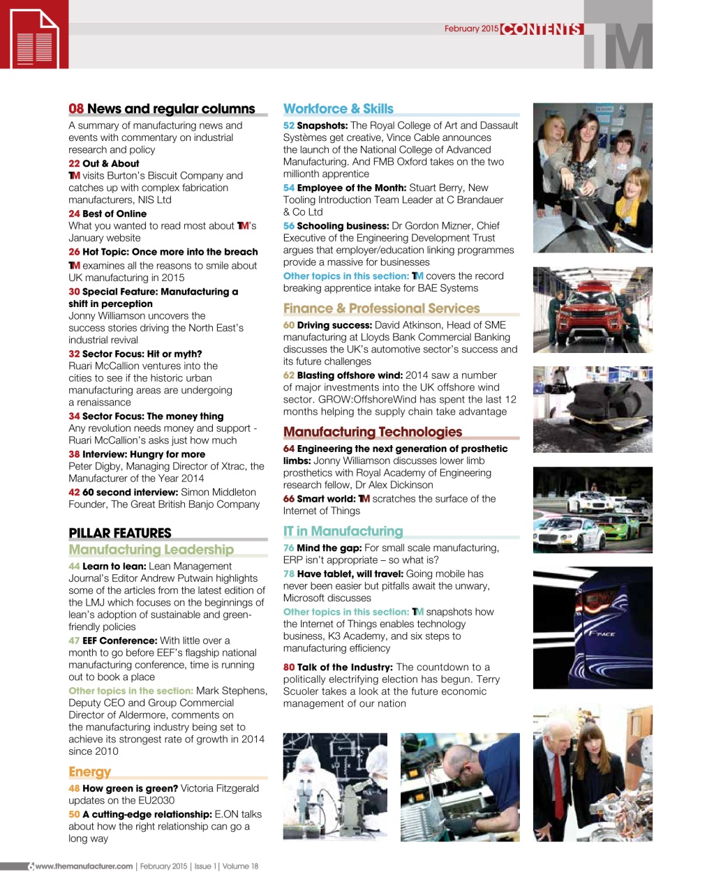 The Manufacturer Preview Pages