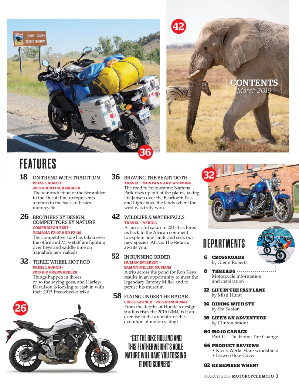 Motorcycle Mojo Preview Pages