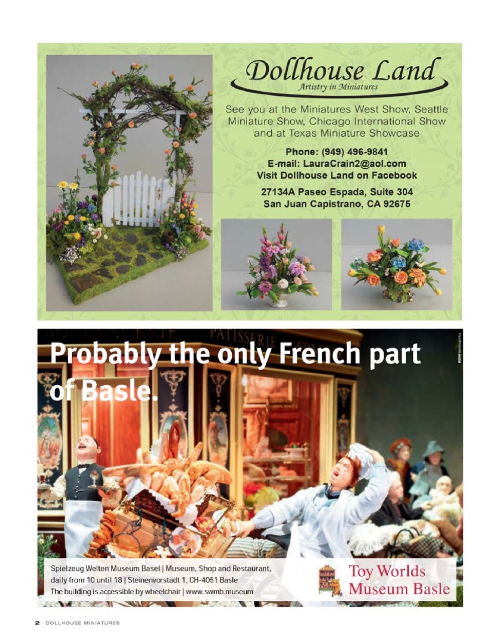 Dollhouse Miniatures Preview Pages