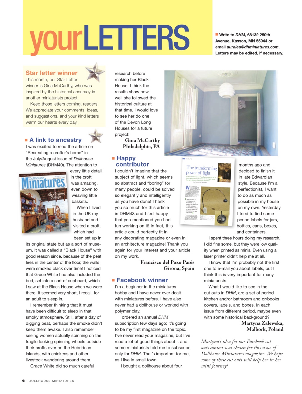 Dollhouse Miniatures Preview Pages