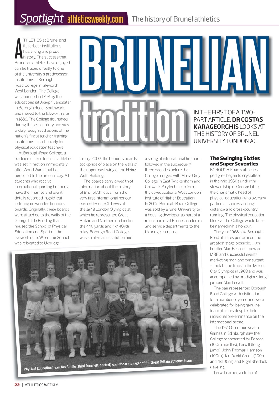 AW – Athletics Weekly Magazine Preview Pages