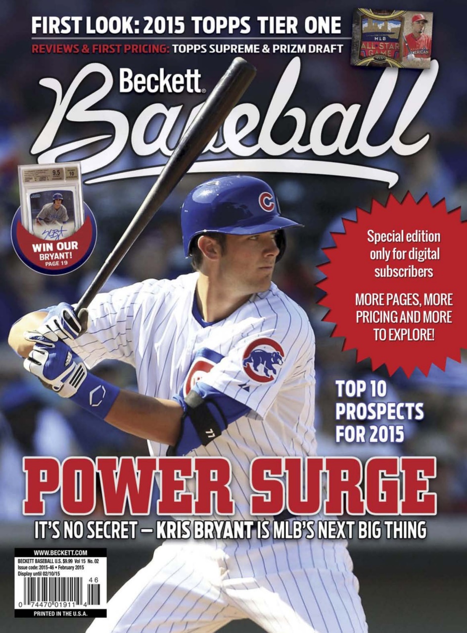 Beckett Baseball Magazine Preview Pages