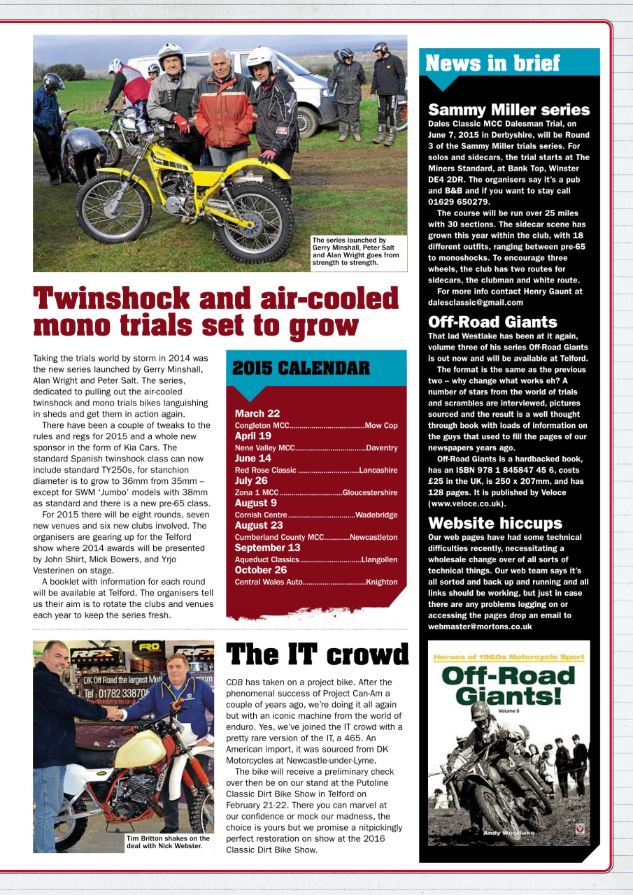 Classic Dirt Bike Preview Pages