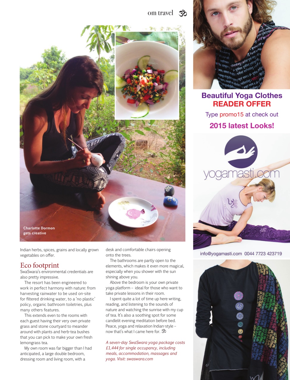 OM Yoga Magazine Preview Pages