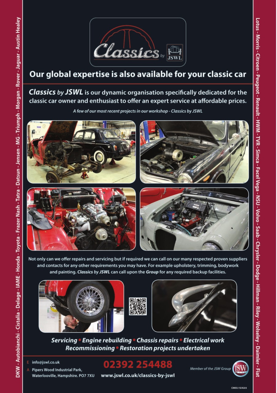 Classic Motoring Preview Pages