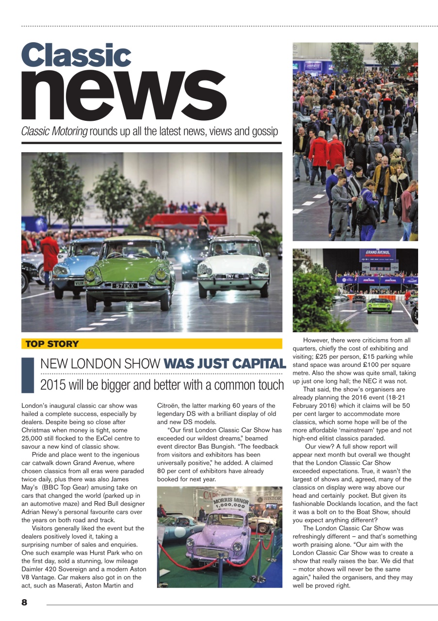 Classic Motoring Preview Pages