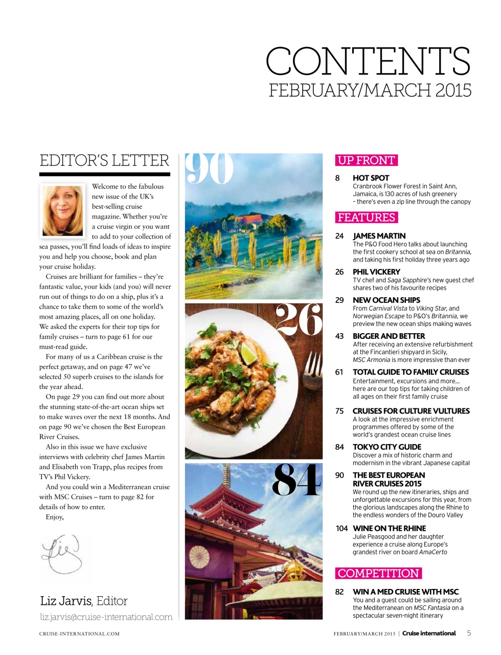 Cruise & Travel Preview Pages