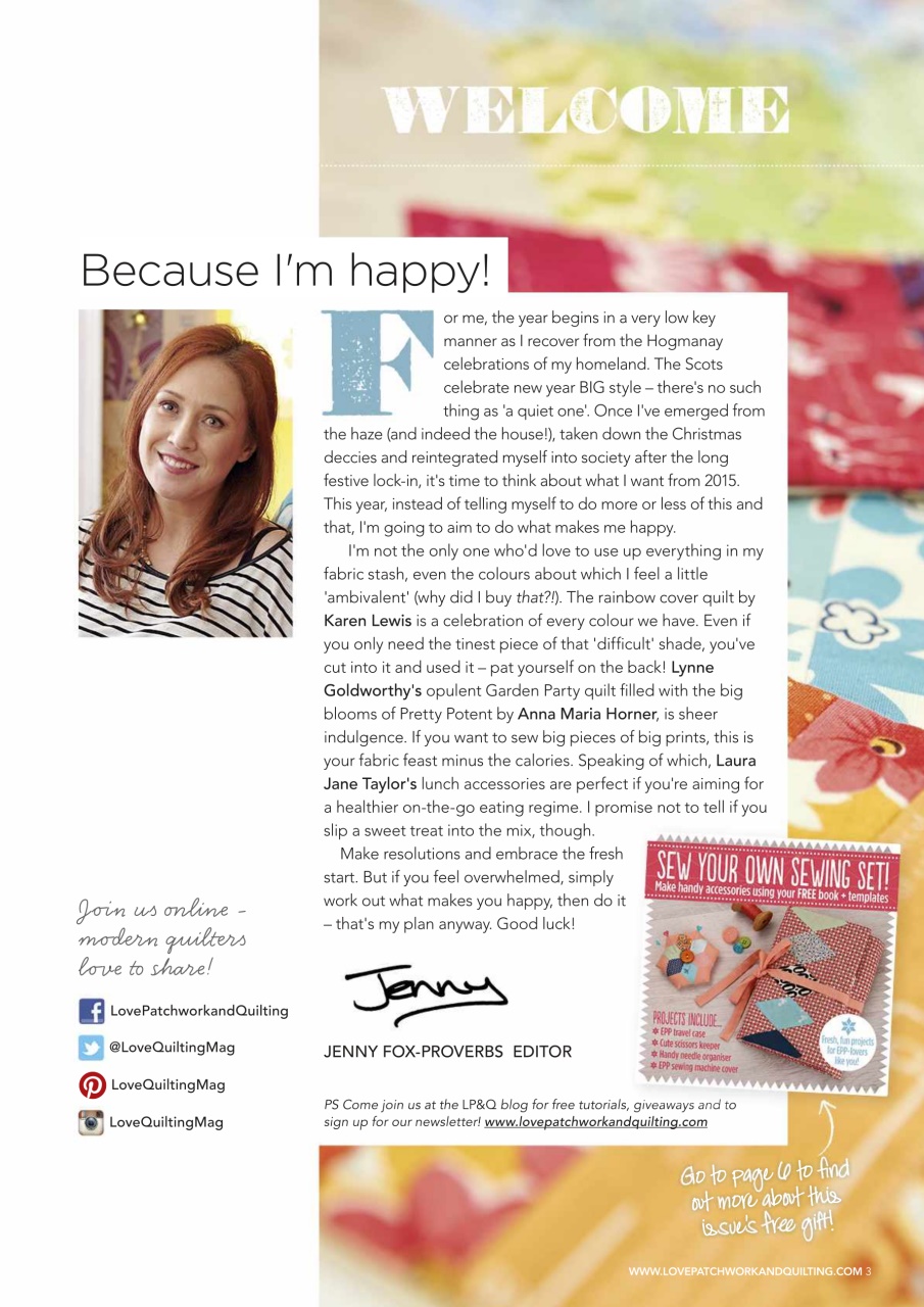 Love Patchwork & Quilting Preview Pages