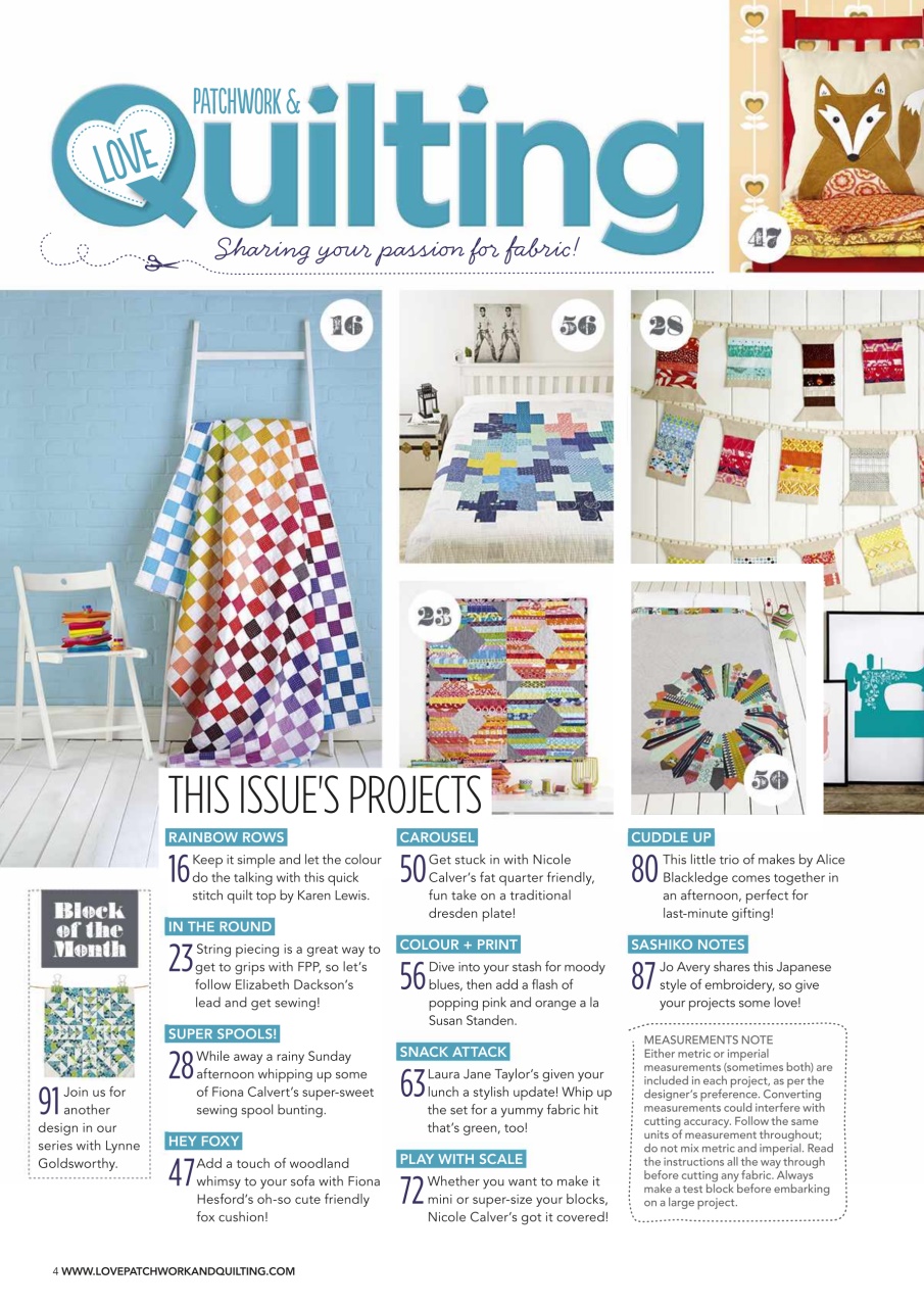 Love Patchwork & Quilting Preview Pages