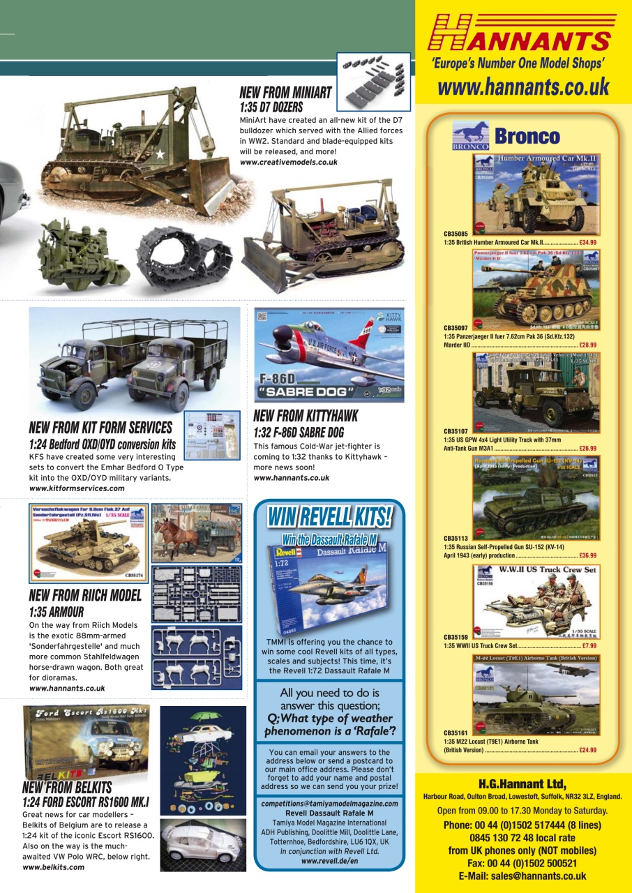 Tamiya Model Magazine Preview Pages