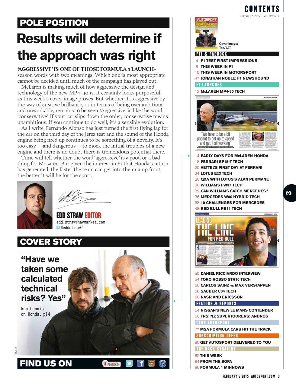 Autosport Preview Pages