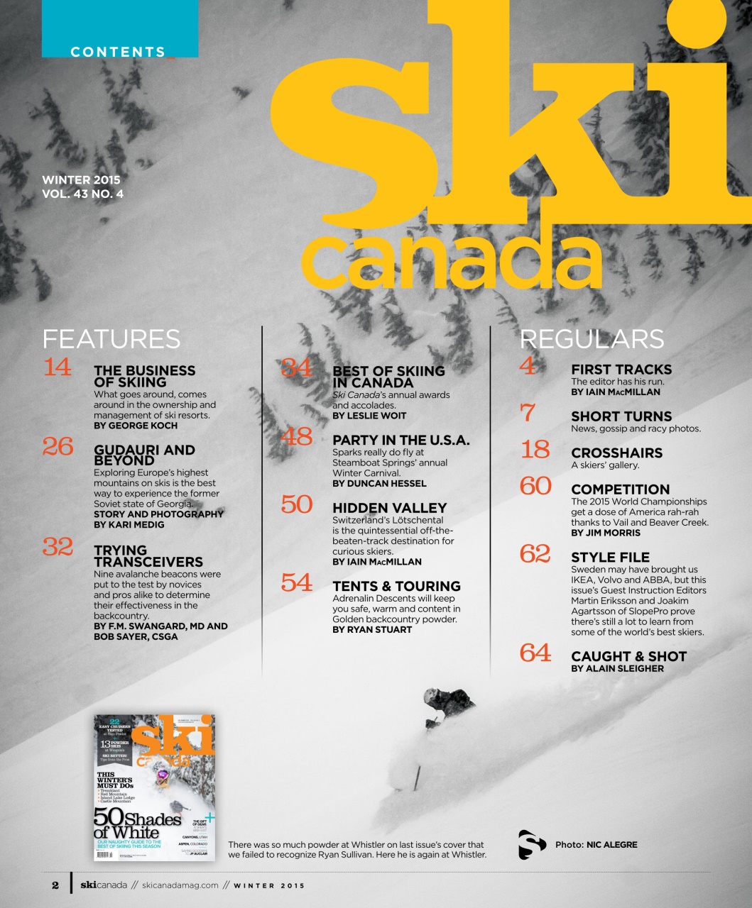 Ski Canada Preview Pages