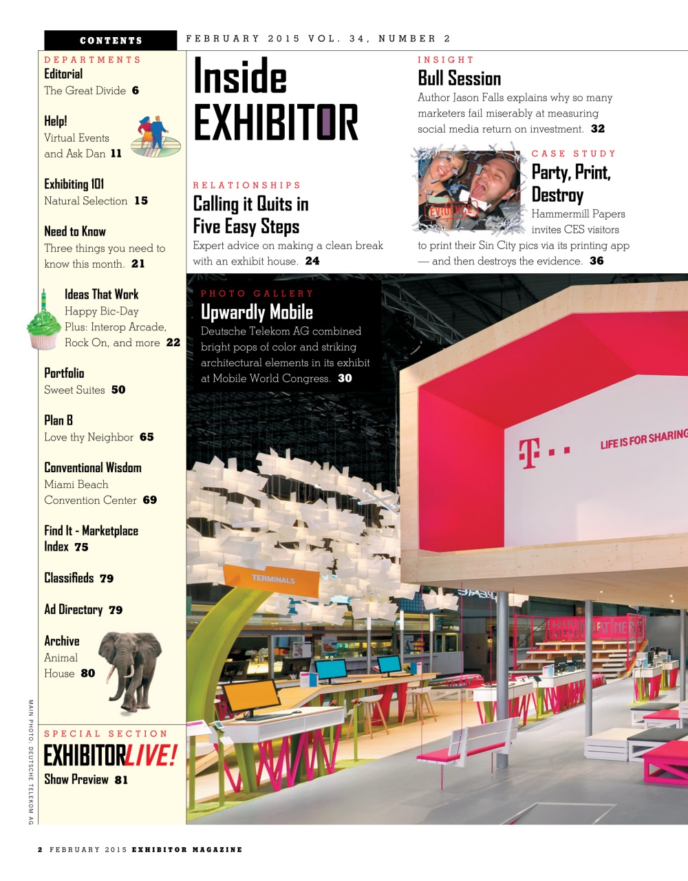 EXHIBITOR Magazine Preview Pages