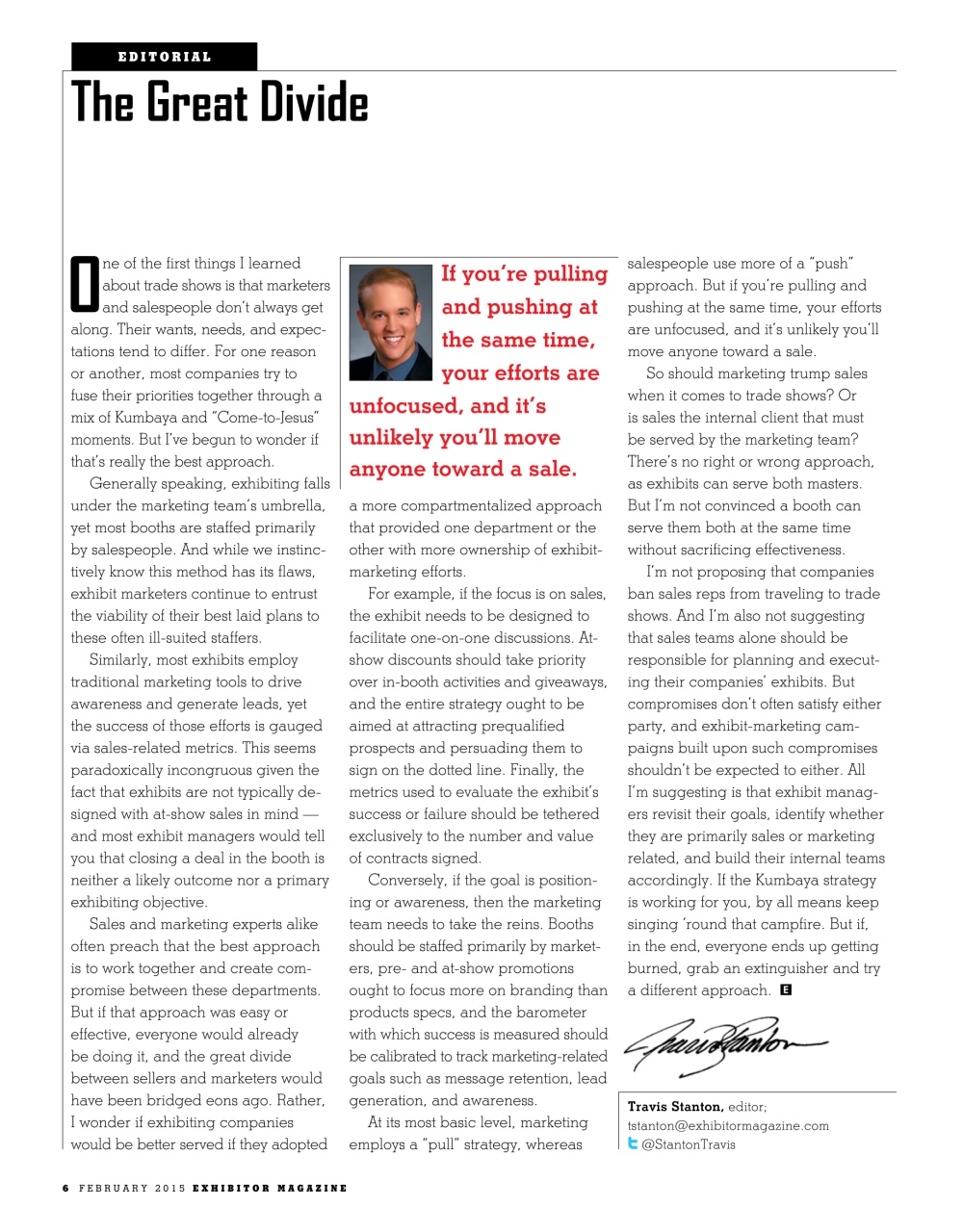 EXHIBITOR Magazine Preview Pages