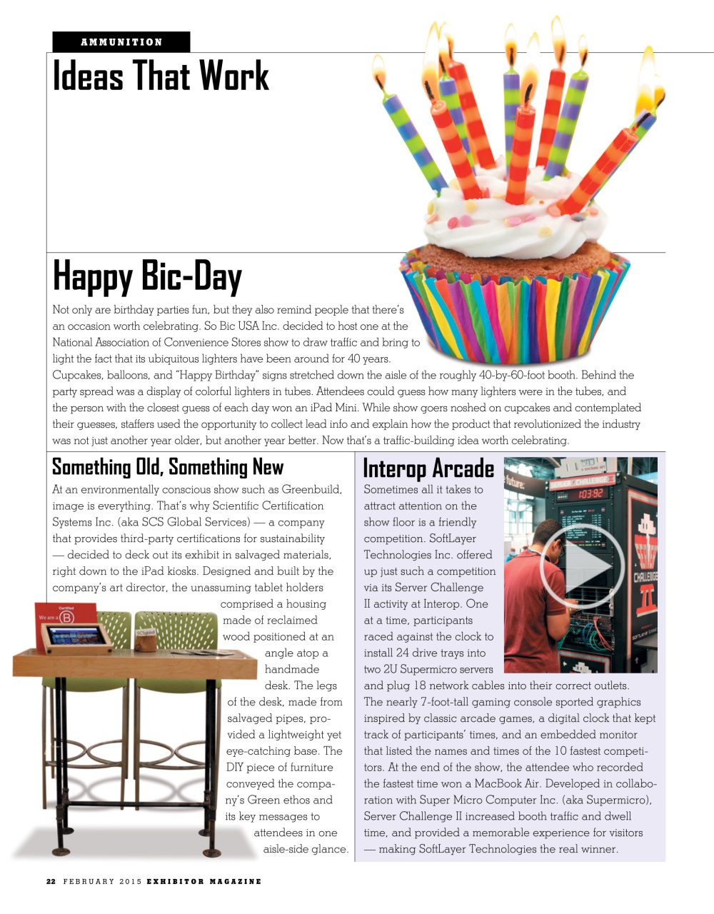 EXHIBITOR Magazine Preview Pages