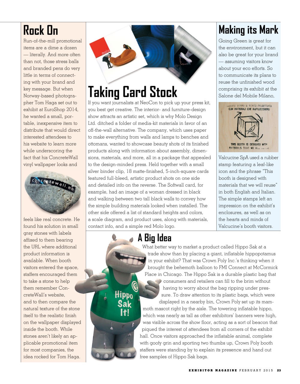 EXHIBITOR Magazine Preview Pages