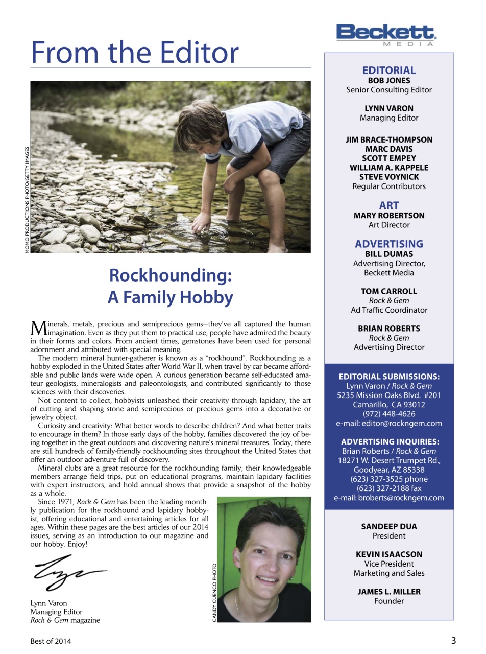 Rock&Gem Magazine Preview Pages