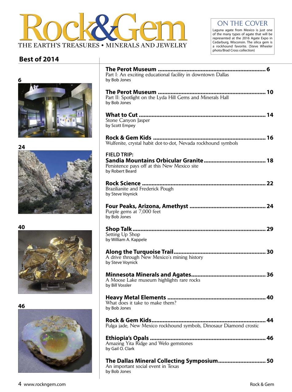 Rock&Gem Magazine Preview Pages