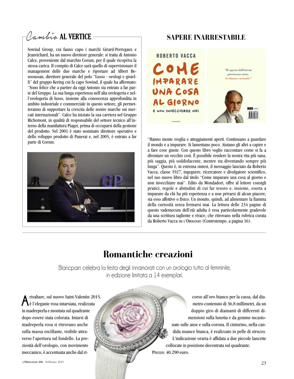 L'Orologio Preview Pages