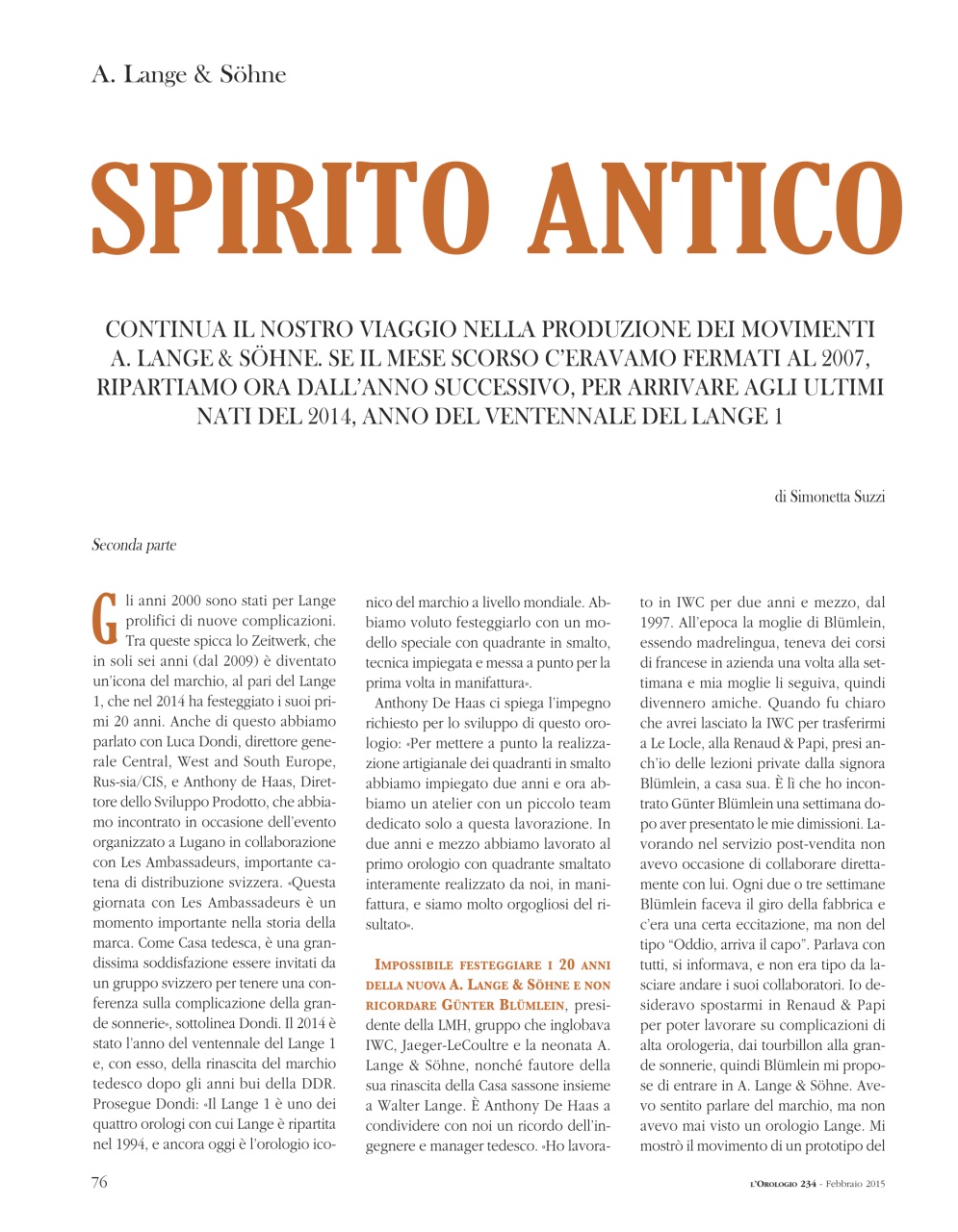 L'Orologio Preview Pages