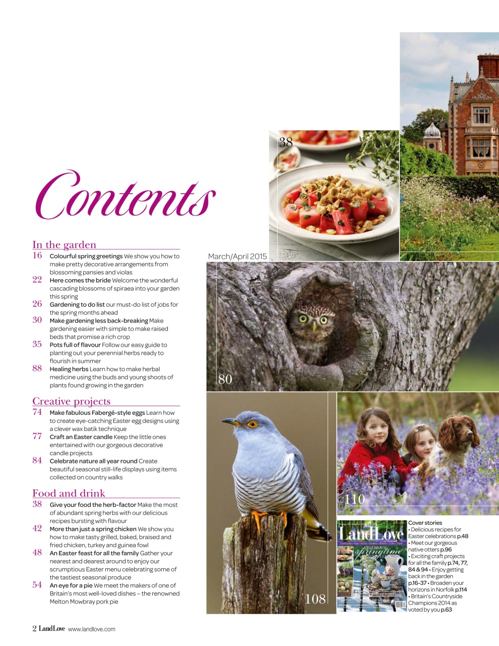LandLove Magazine Preview Pages