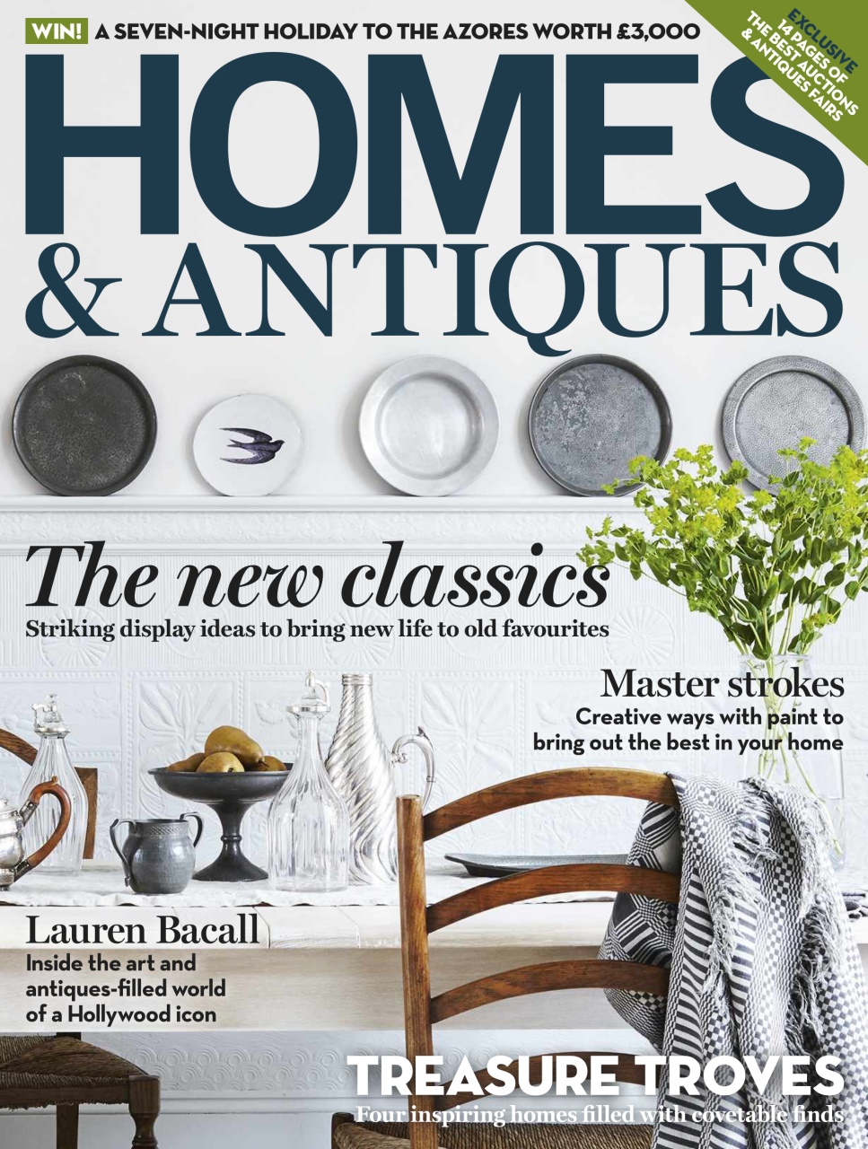 Homes & Antiques Magazine Preview Pages