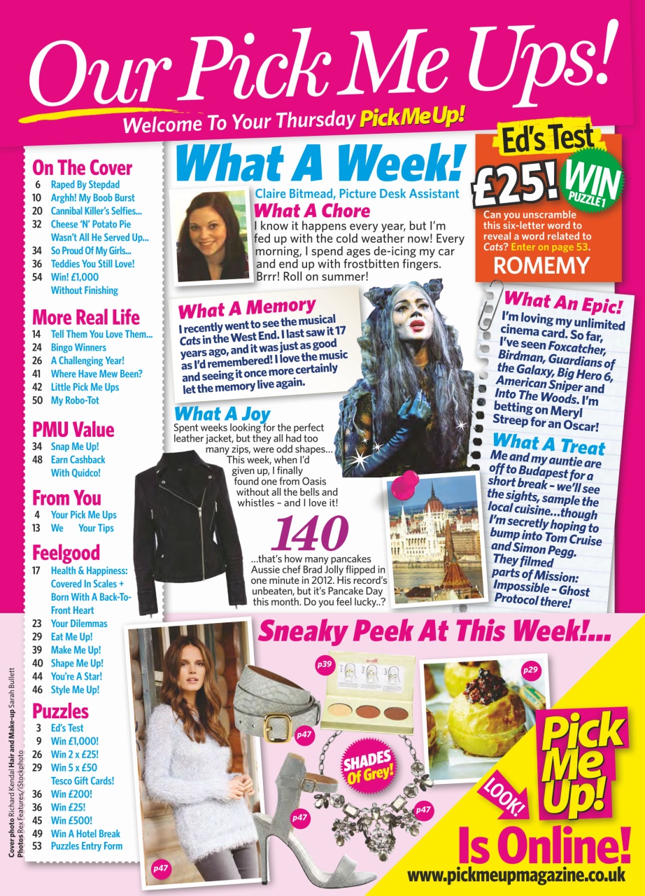 Pick Me Up Preview Pages