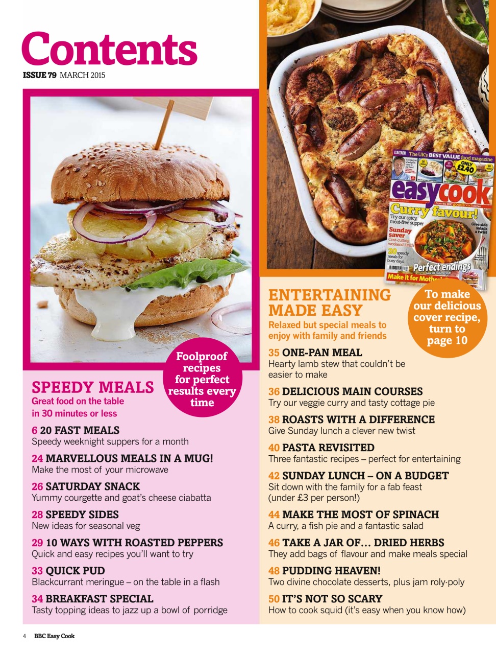 Easy Cook Magazine Preview Pages