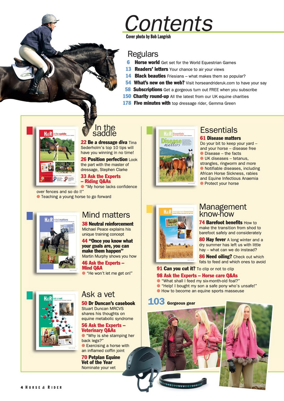 Horse&Rider Magazine - UK equestrian magazine for Horse and Rider Preview Pages