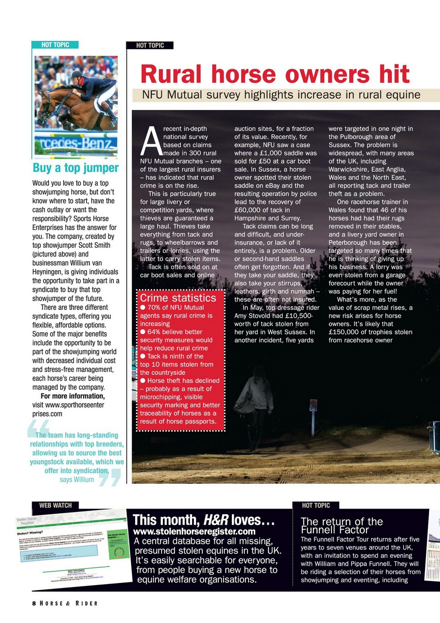 Horse&Rider Magazine - UK equestrian magazine for Horse and Rider Preview Pages