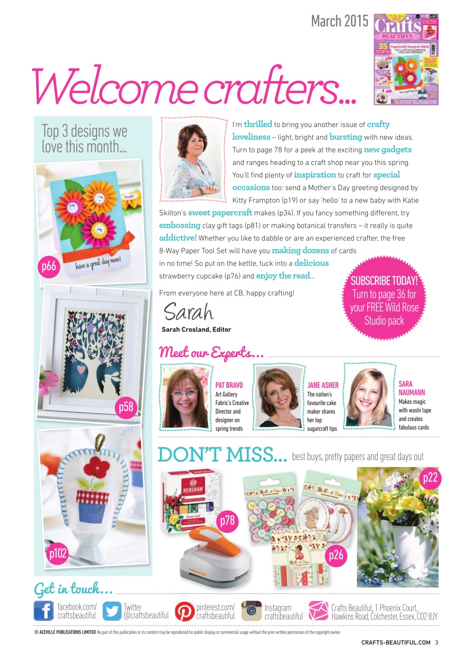 Crafts Beautiful Preview Pages