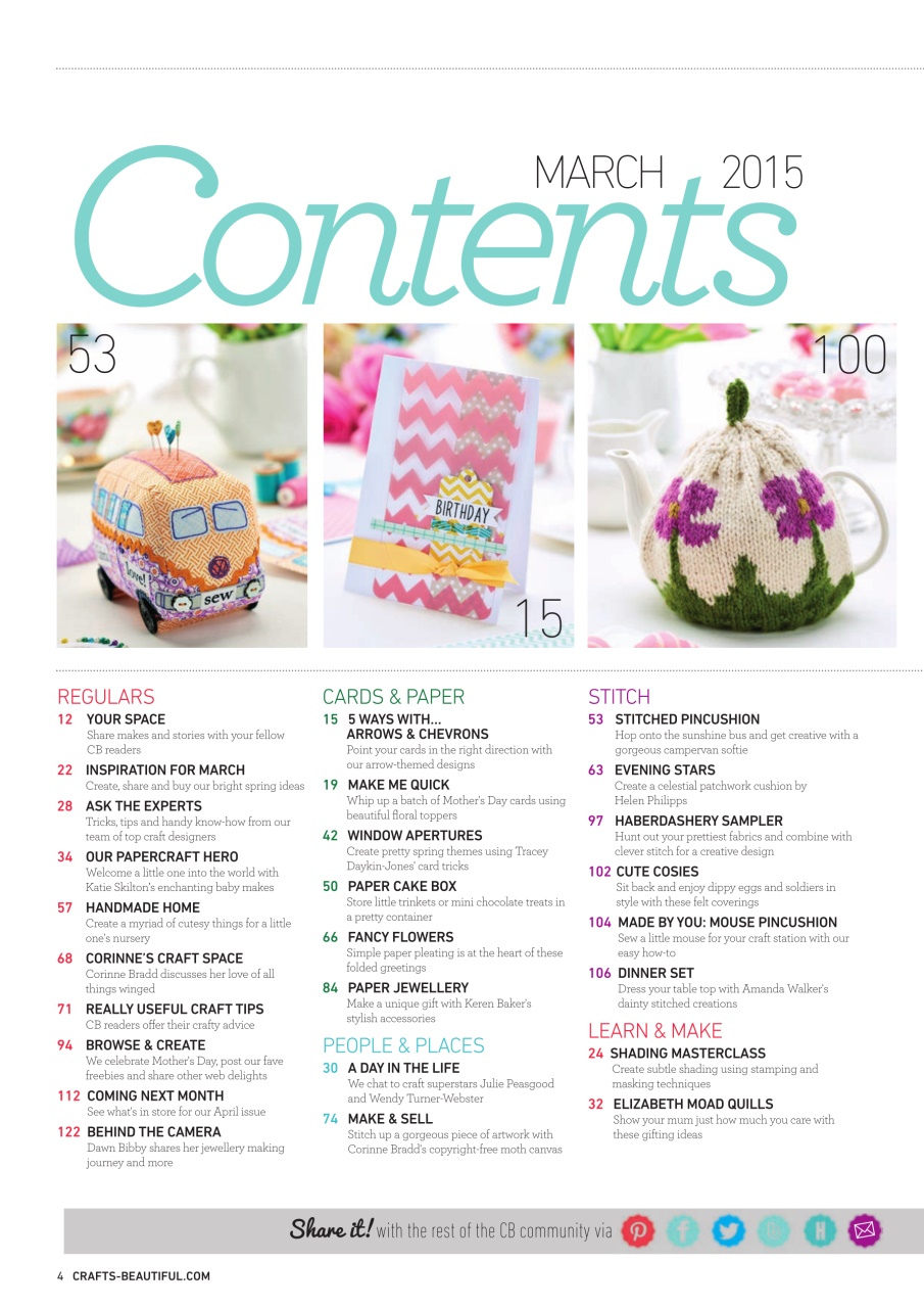 Crafts Beautiful Preview Pages