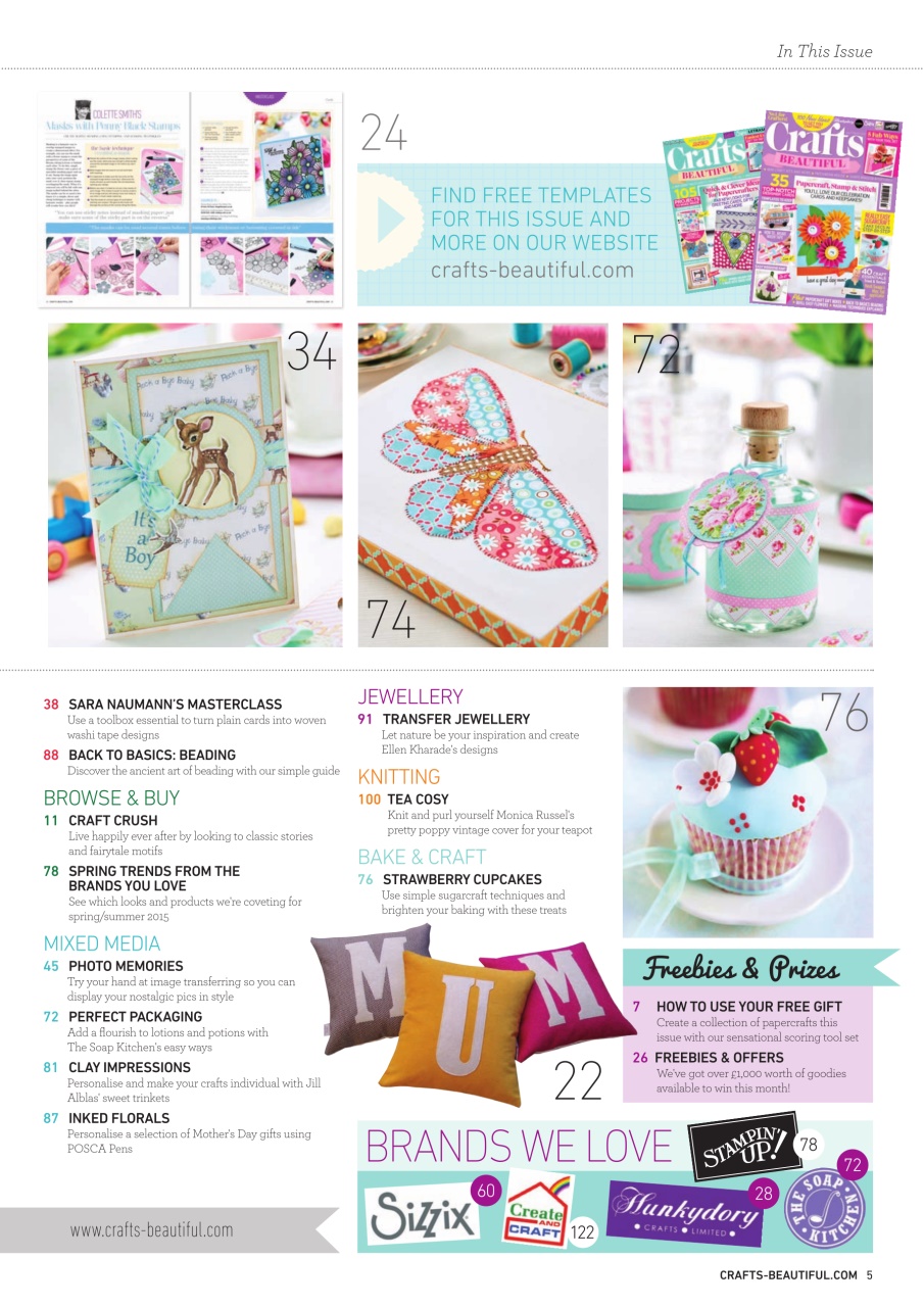 Crafts Beautiful Preview Pages